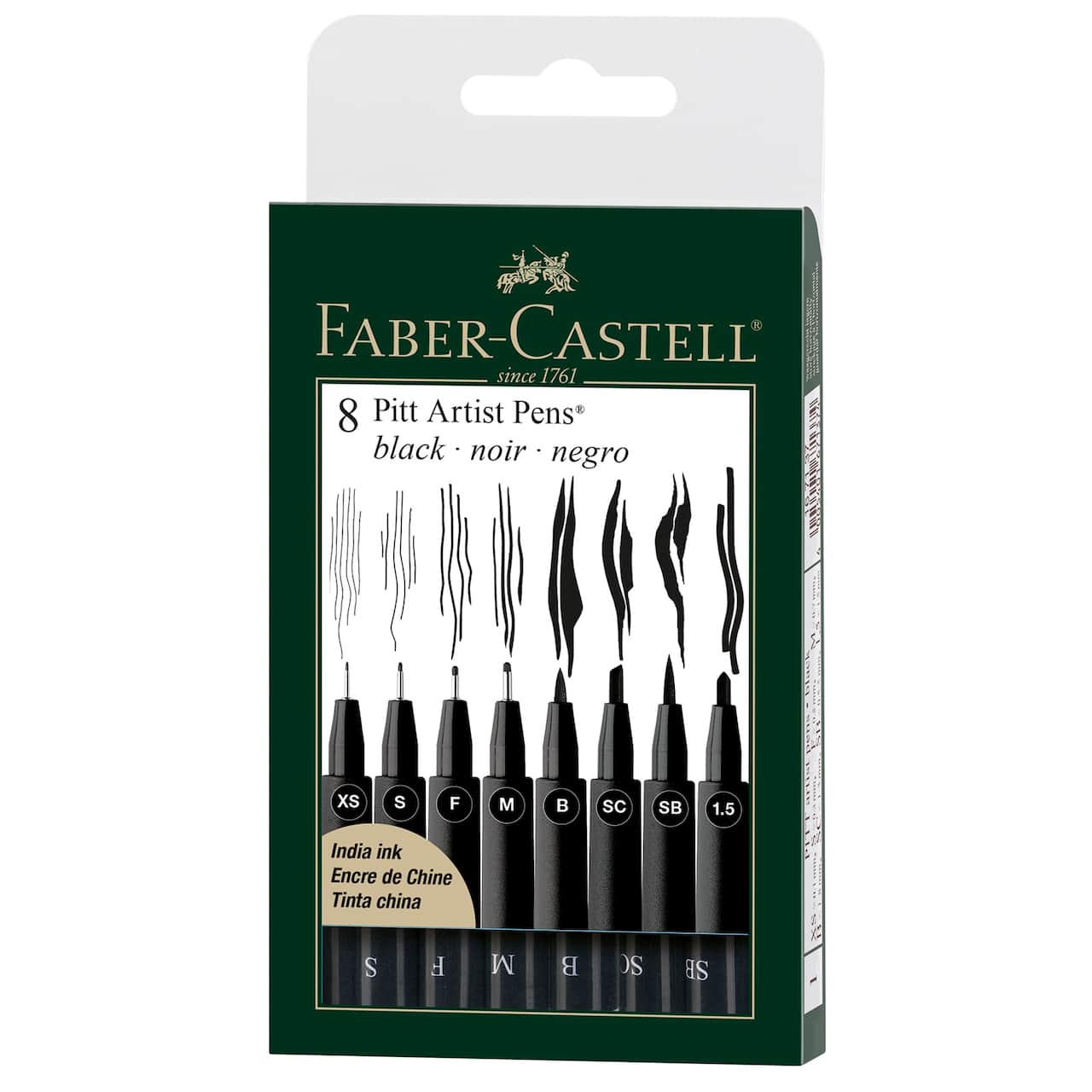 6 Pack: Faber-Castell® PITT® Black Artist Pen Set